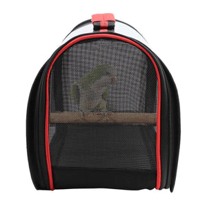 Portable Pet Bird Parrot Carrier Transparent Breathable Travel Cage