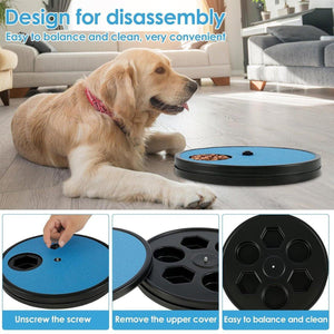 Rotating Dog Nail File Board with Snack Box for Stress-Free Grooming