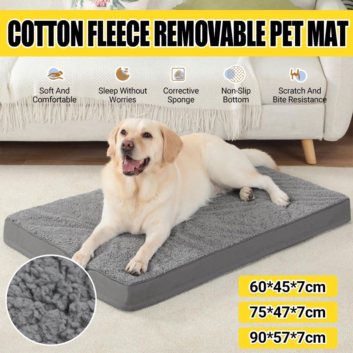 Removable Washable Waterproof Pet Mattress Anti-Bite Cushion Sleeping Dog Mat