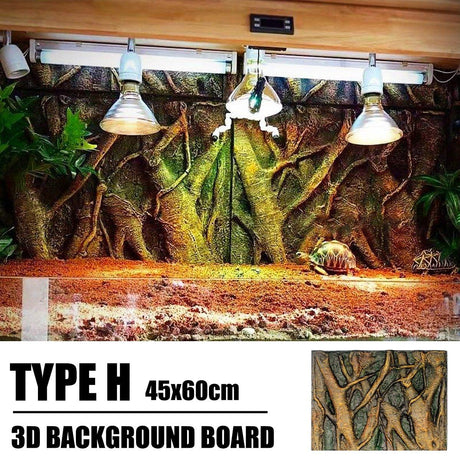 High-quality 3D Aquarium Backgrounds for reptile and amphibian enclosures