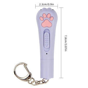 Playing Toy Dog Pet Laser Pointer LED Interactive Cat Claw Shape