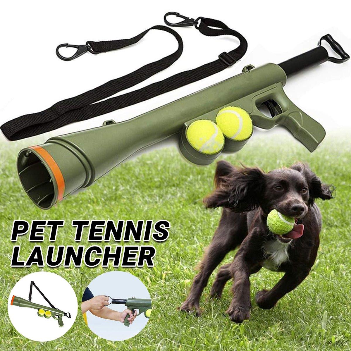 Interactive Pet Tennis Ball Launcher Toy