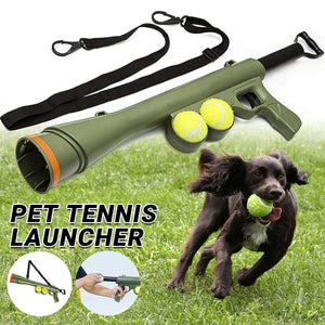 Interactive Pet Tennis Ball Launcher Toy