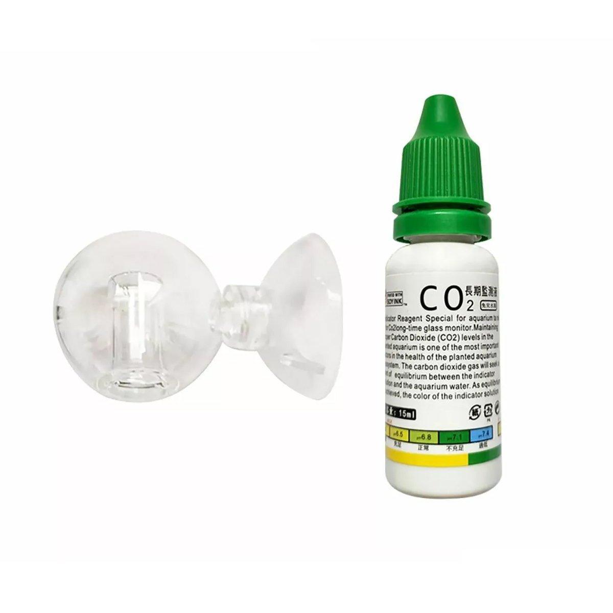 Aquatic CO2 Glass Drop Checker for Accurate Aquarium Monitoring