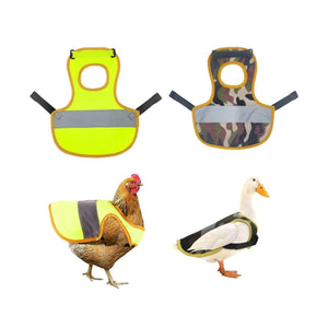 Pet Clothes Chicken Vest Night Anti-lost Duck And Goose Reflective Cloak Warm Clothing