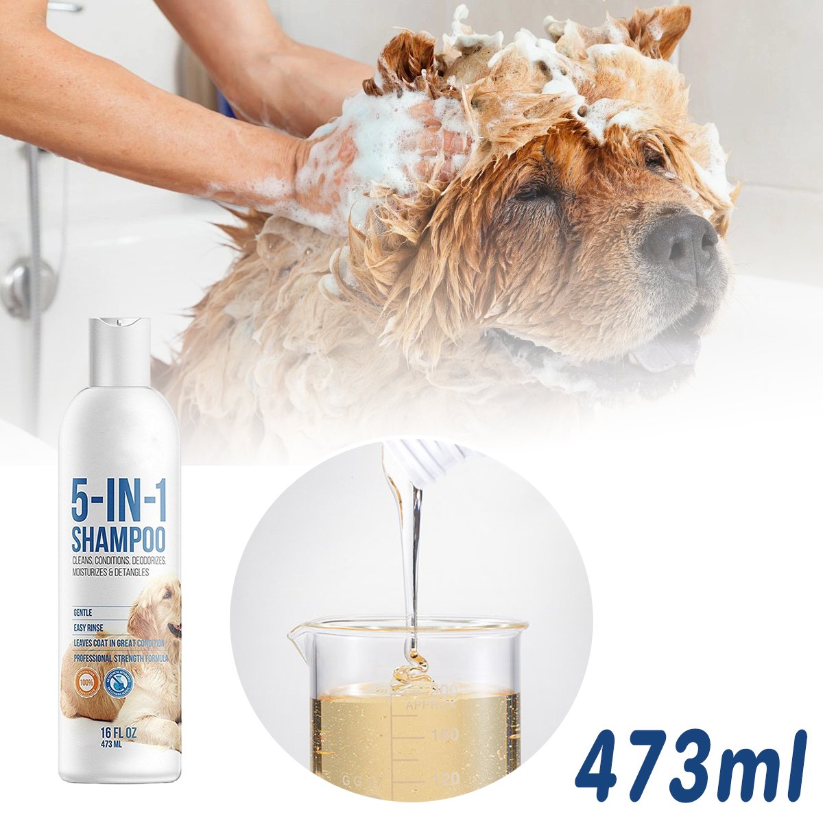 Lavender Scent Pet Shampoo for Cats and Dogs