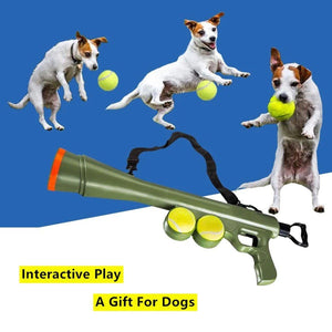 Interactive Pet Tennis Ball Launcher Toy