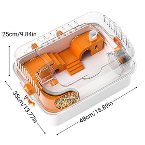 Luxury Small Pet Cage Ideal Habitat for Hamsters and Gerbils