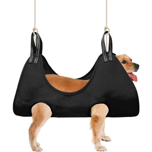 Pet Grooming Hammock Bag for Cats & Dogs Bath Trim & Nail Restraint