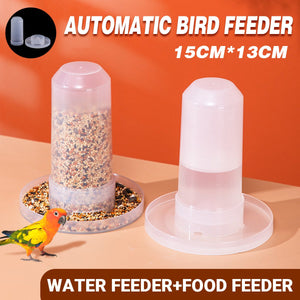 Automatic Bird Feeder Chicken Pigeon Parrot Drinker Water Dispenser Feeder