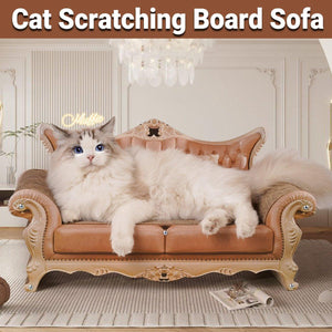 Luxury Cat Scratching Sofa Corrugated Cardboard Claw Sharpener & Cat Lounge