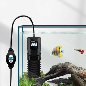 500/800/1000wPowerful Marine Aquarium Heater Rod FishTank Submersible LED Screen