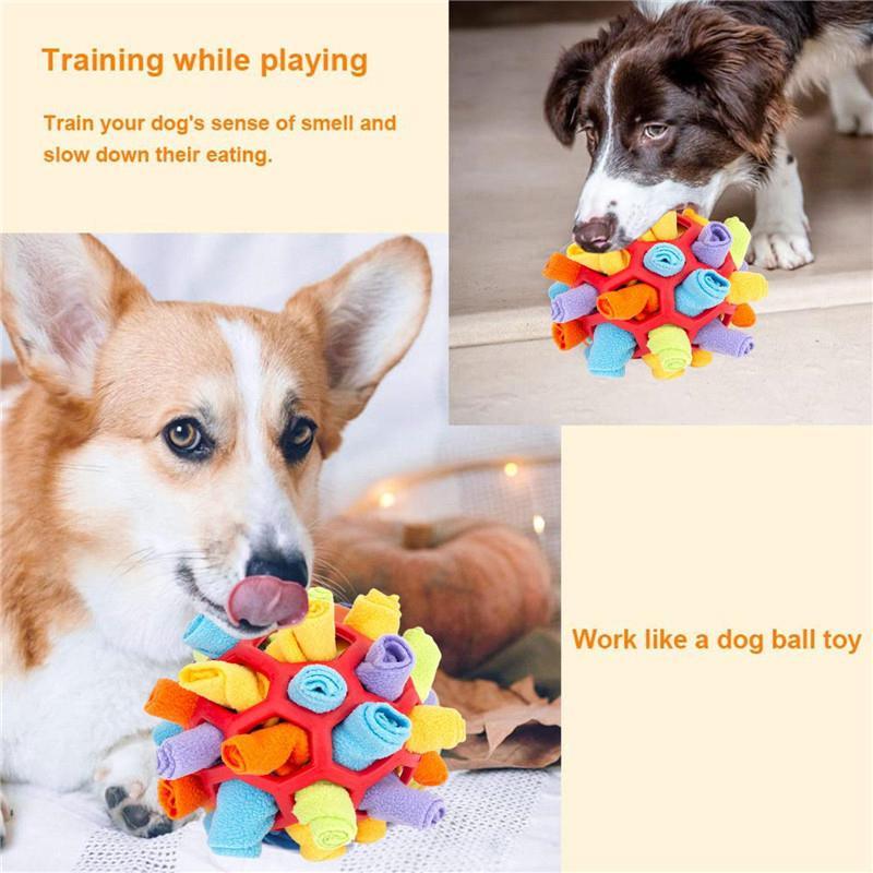 Interactive Dog Ball - Stimulating Toy for Your Canine Companion