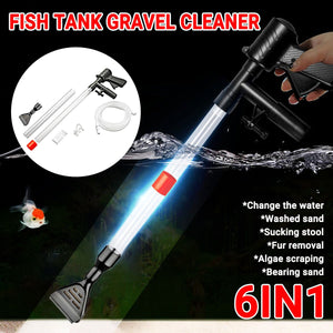 Multi-functional Fish Tank Gravel Cleaner