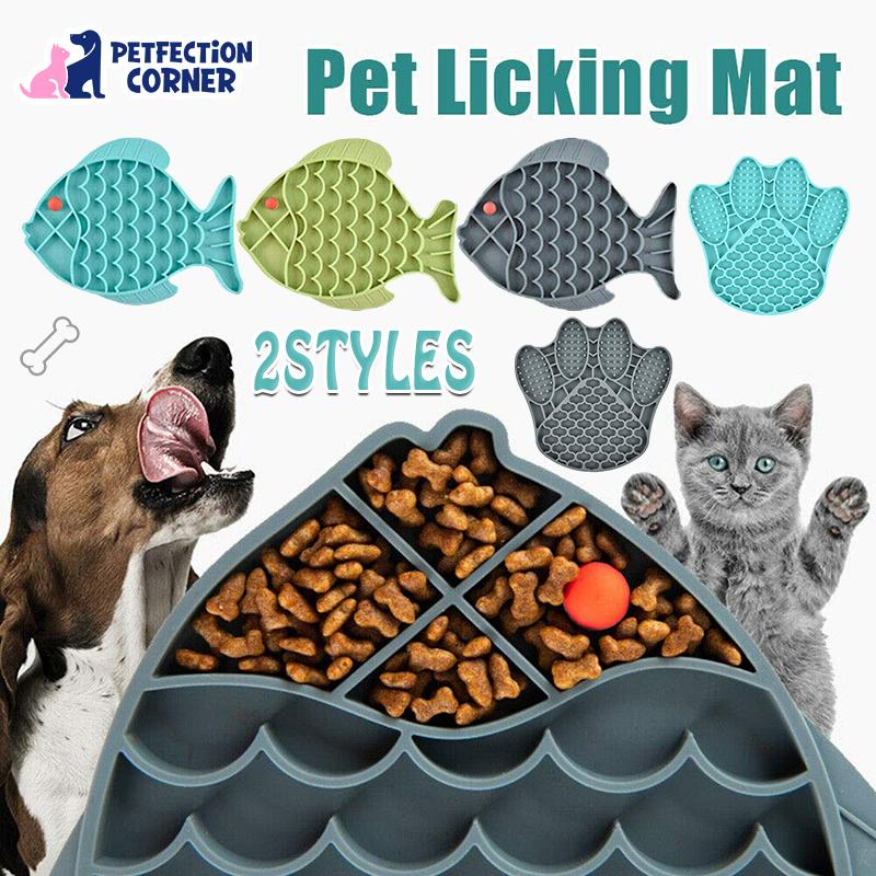 Pet Lick Mat for Dogs - Slow Feeder & Bath Grooming Training Tool