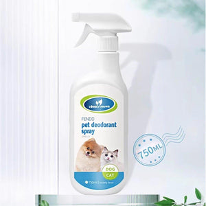 750ml Pet Odor Eliminator Spray for Dogs and Cats - Indoor Cat Litter Freshener