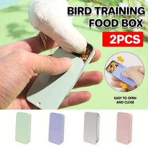 Bird Training Food Box - Portable Feeding Solution for Parrots