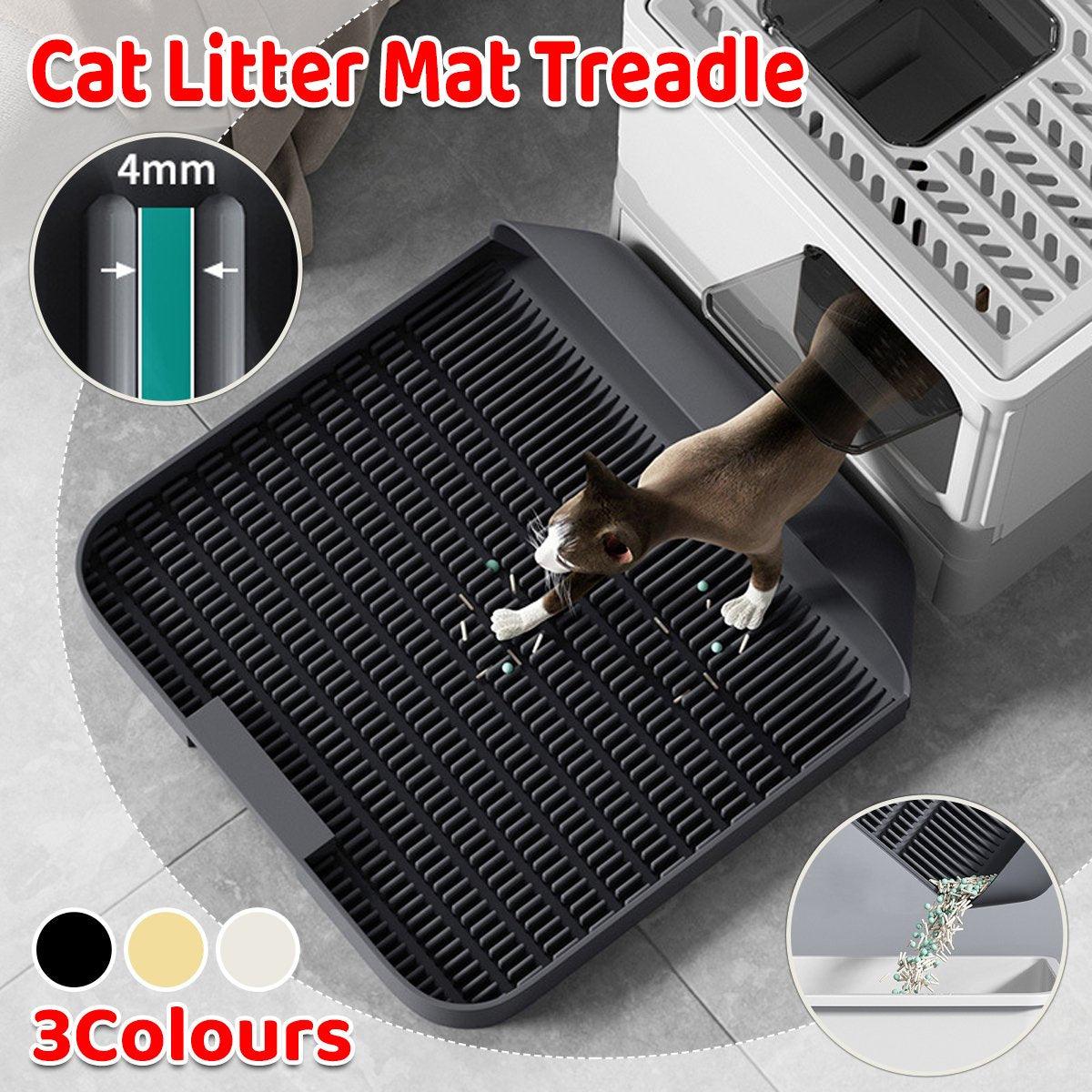 Cat Litter Pedal Pet Litter Box Mat