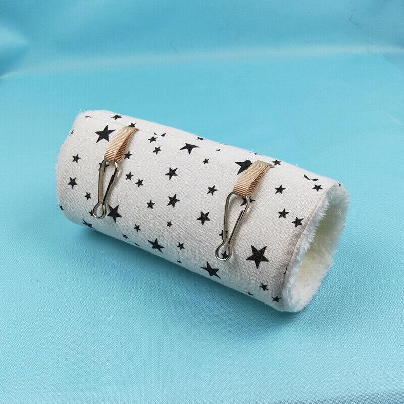 Pet Tunnel Hammock Linen Plush Cotton Cage Hanging Guinea Pig Hamster Warm Sleep