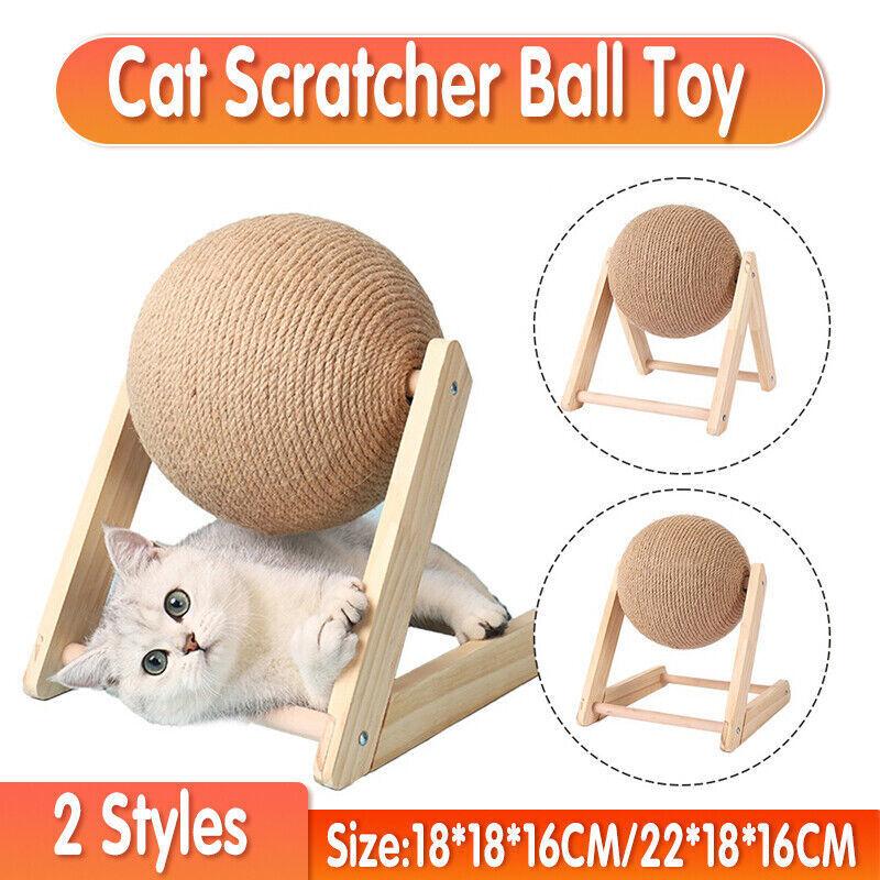 Cat Scratching Ball Cat Scratcher Toy Cats Scratcher Post Natural Sisal