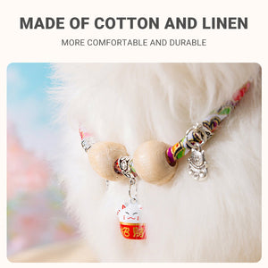 Pet Bell Necklace Designer Cat Anti-flea Collar Dog Insect Repellent