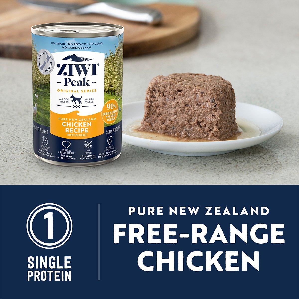 ZIWI Peak Wet Dog Food Chicken | Best Wet Dog Food Australia | 390g