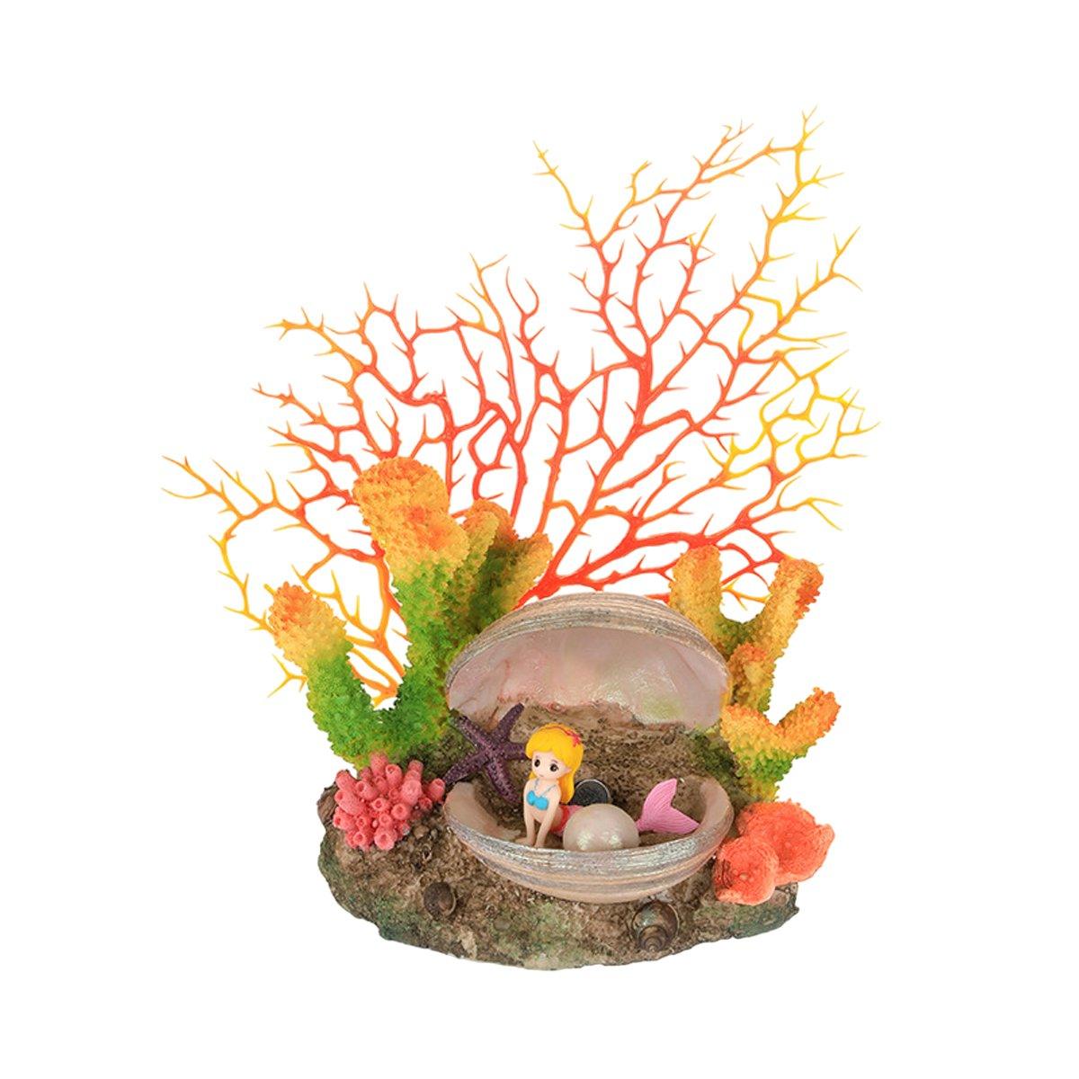 Vibrant Simulation Coral Landscaping Decorations for Aquariums