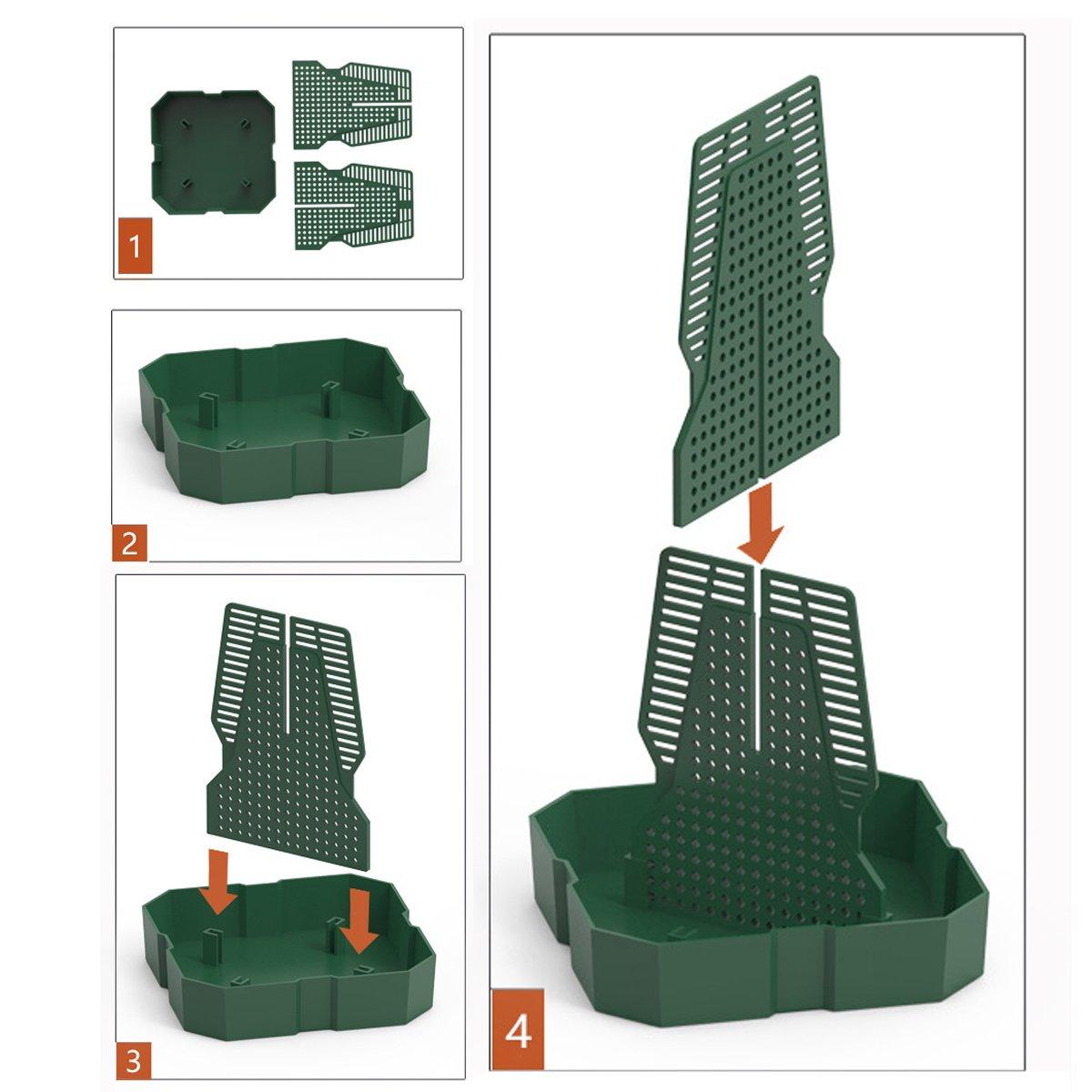 Reptile Feeding Basin with Anti-Escape Design