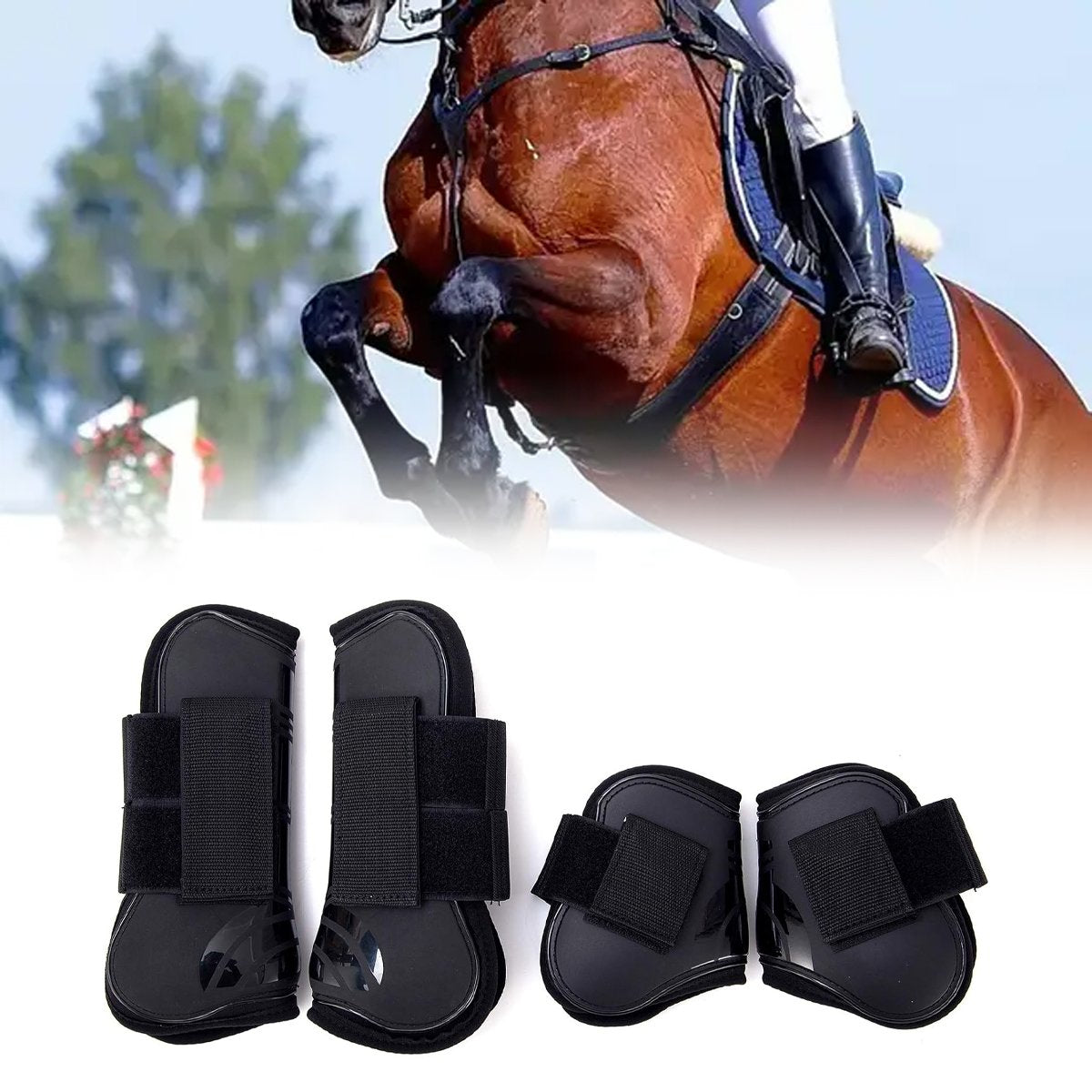 Equestrian Jump Obstacle Horse Legs Horse Legs Protection Horse Joint Velcro