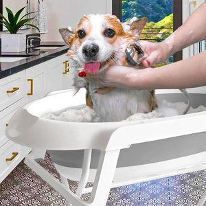 Retractable Folding Pet Bathtub