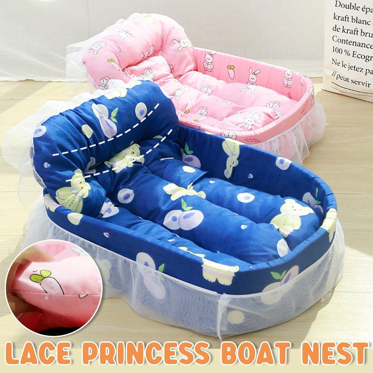 Princess Style Lace Cat Bed Cozy and Elegant Pet Bed for Small Cats & Dogs