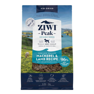 ZIWI Peak Air-Dried Mackerel & Lamb Dog Food 1kg/2.5kg/4kg