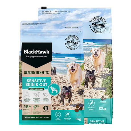 Black Hawk Healthy Benefits Dog Food for Sensitive Skin and Gut