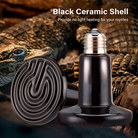 Ceramic Reptile Heat Lamp for Optimal Heating