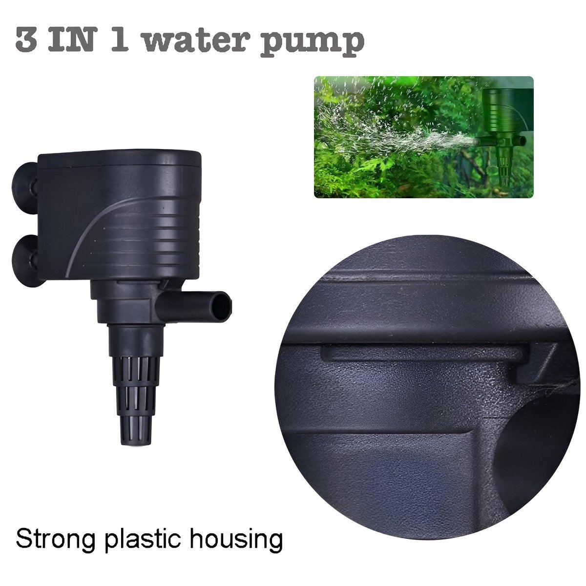 3in1 Mini Internal Fish Tanks Filter