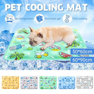 Pet Cooling Mat Non-Toxic Self-Cooling & Portable for Dogs & Cats