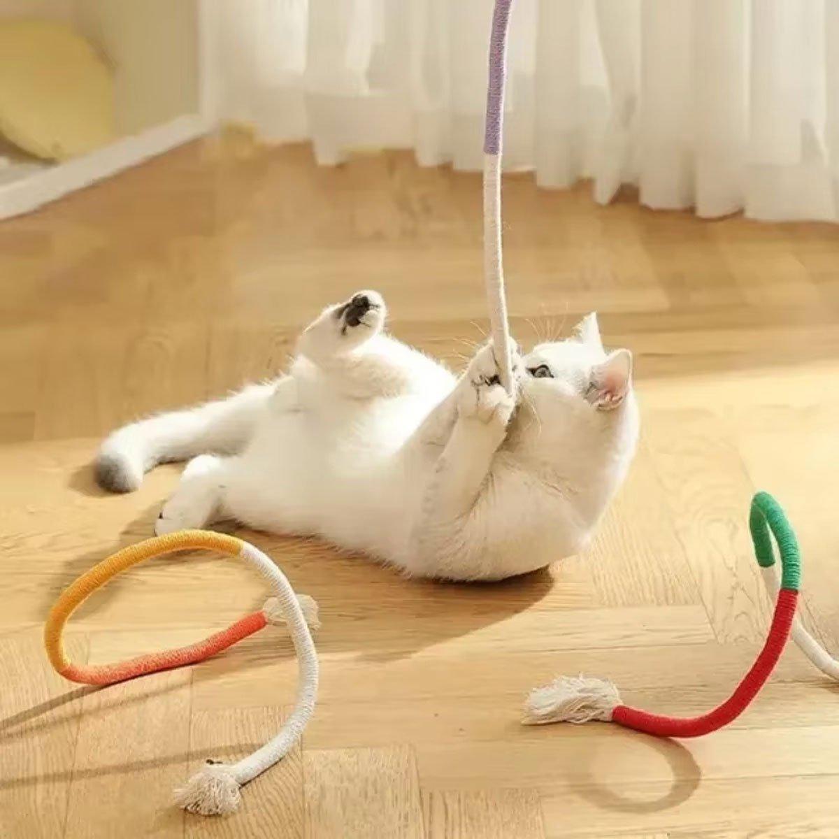 Cat Toy Creative Fun Teeth Molar Cleaning Cat Bite Rope