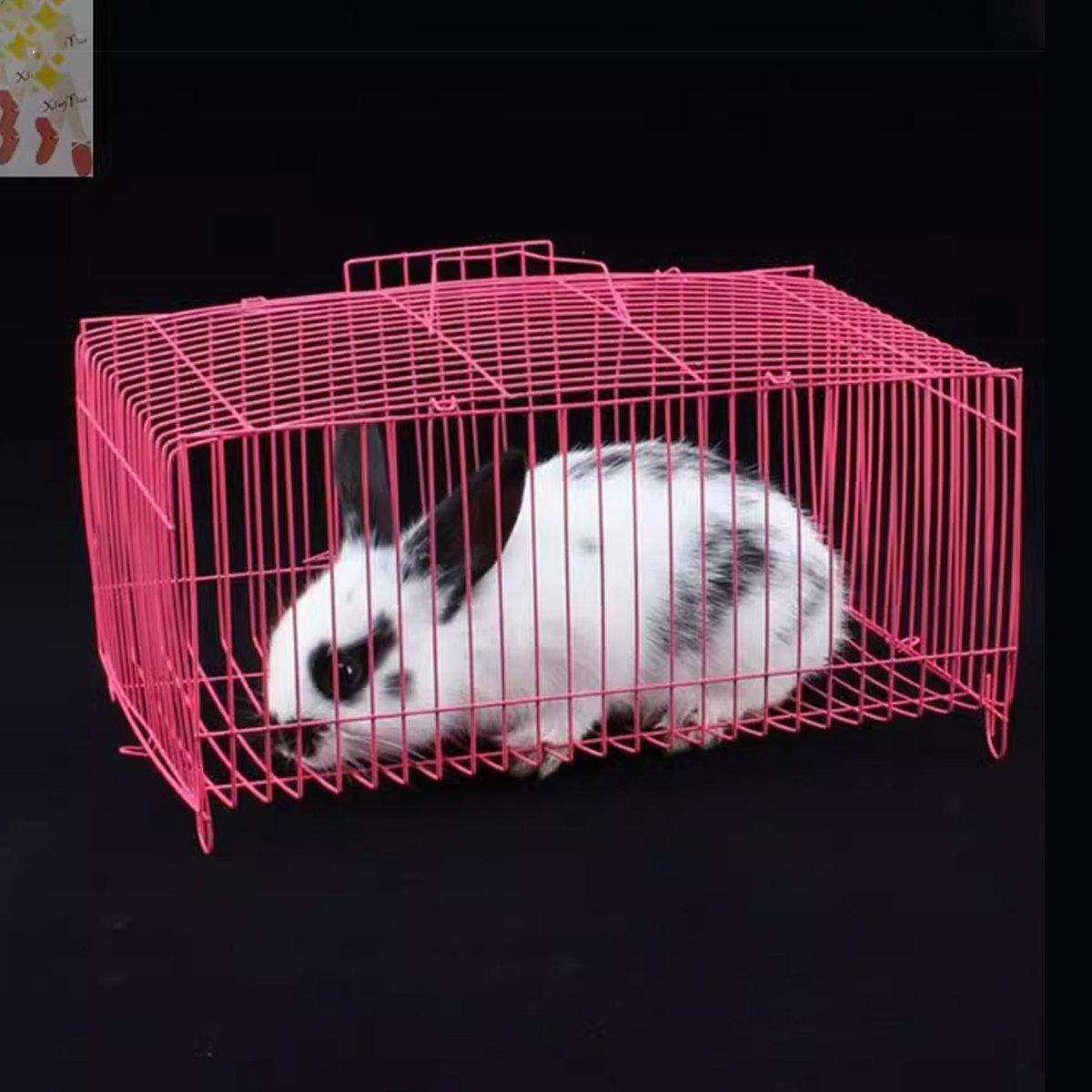 4PCS Pet Transport Cage Set Durable & Lightweight for Small Pets