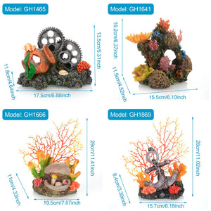 Vibrant Simulation Coral Landscaping Decorations for Aquariums