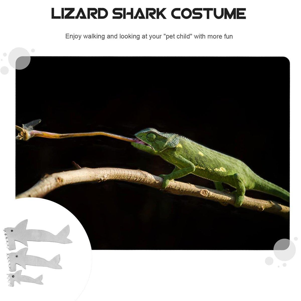 Lizard Shark Clothing New Cross-border Small Pet Supplies Felt Cloth Lizard