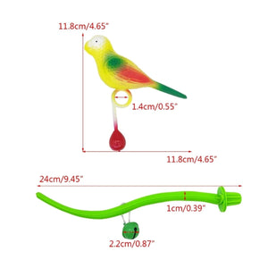 Colorful Plastic Bird Perch Toy Bird Cage Stand
