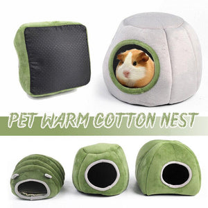 Soft Small Animal Guinea Pig Cozy Warm Pet Tent Hamster House Hideout Cave Bed