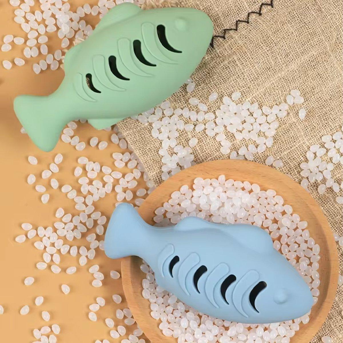 Pet Toy Cat Mint Toy Interactive Fish Leakage Toy Self-relief Feeding Artifact