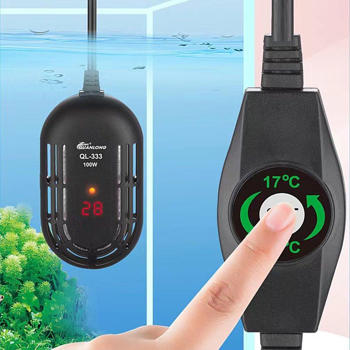 Compact Submersible Aquarium Heater - Precision Temperature Control