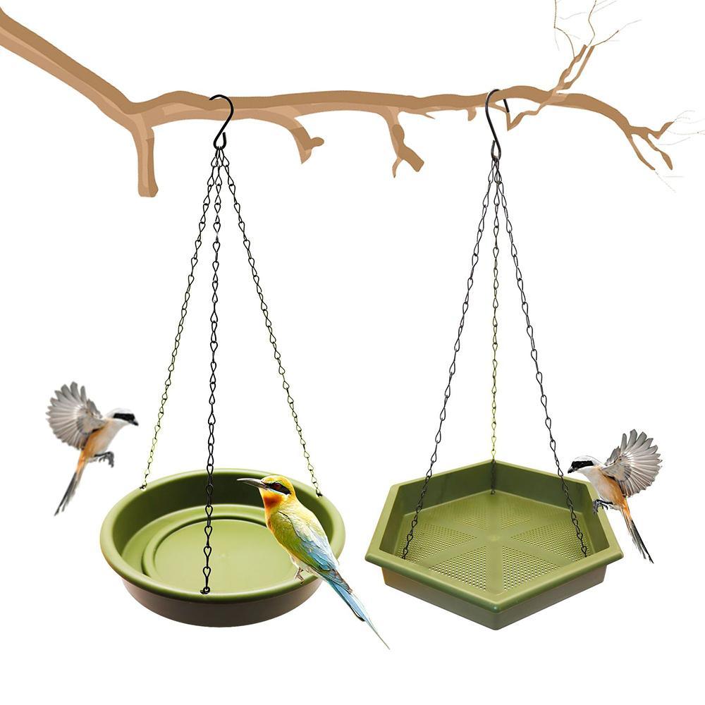 2PCS Outdoor Garden Hanging Bird Feeder