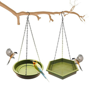 2PCS Outdoor Garden Hanging Bird Feeder