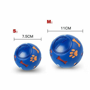 Interactive Dog Food Dispenser Toy Treat Ball Tumbler Mental Feeder Puzzle  Fun