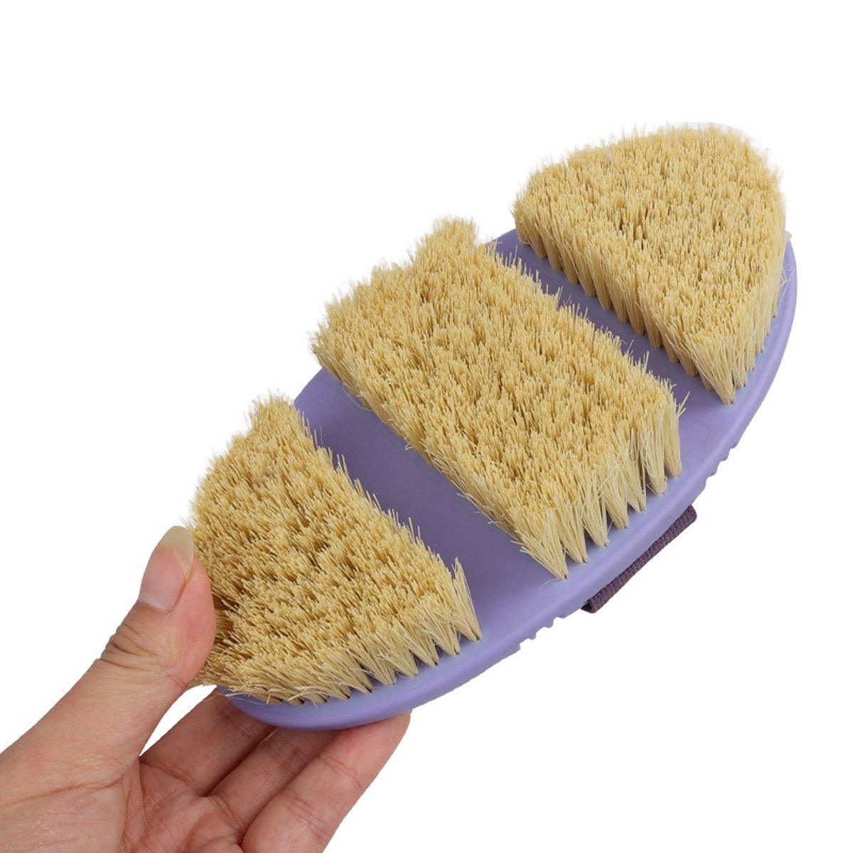 Oval Bendable Horse Grooming Brush for Cleaning Shedding Massage Care Supplies