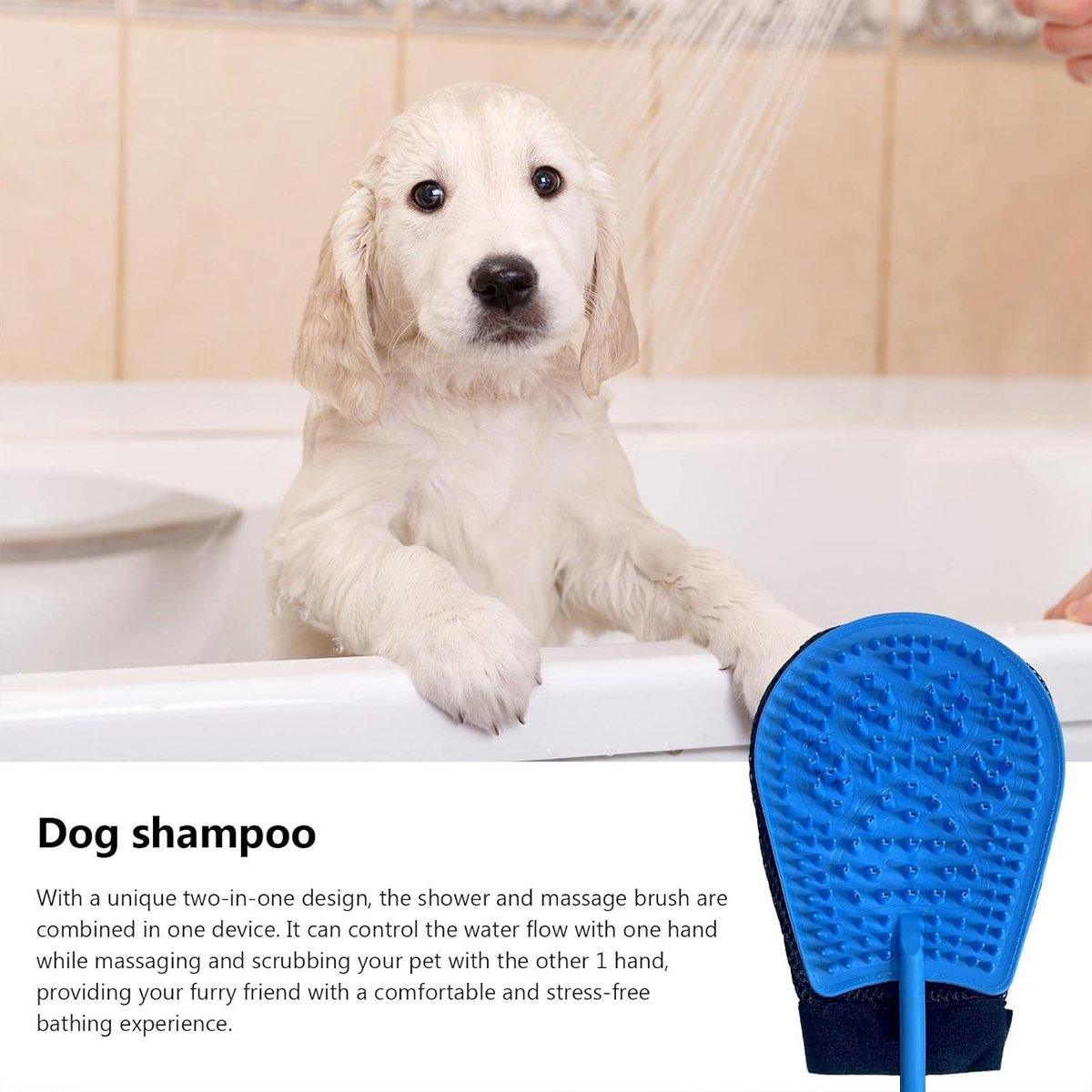 Efficient Dog Bath Brush Head Bath Magic for Stress-Free Pet Grooming