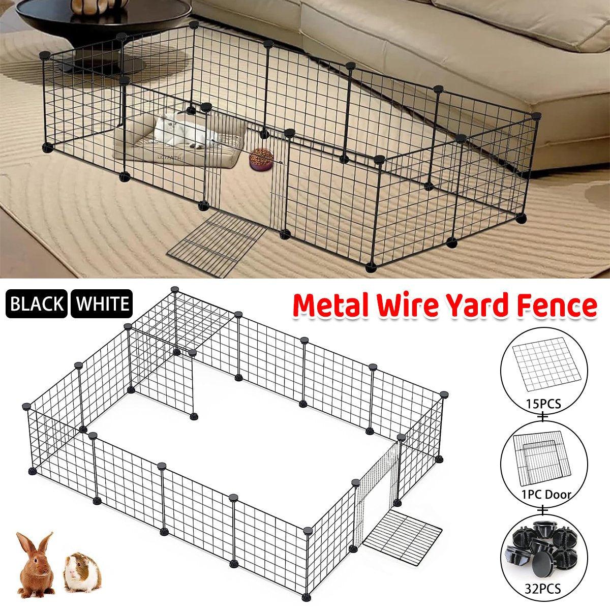 Versatile Metal Wire Yard Fence for Small Animals